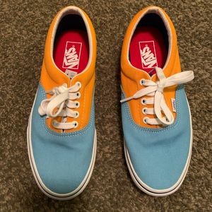 Retro Vans blue, orange, fuschia